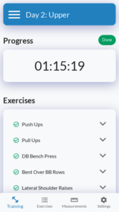 training workout ABCDE 9444PMZFE mobile 1